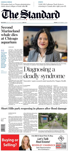 Cover of The Standard (St. Catharines)