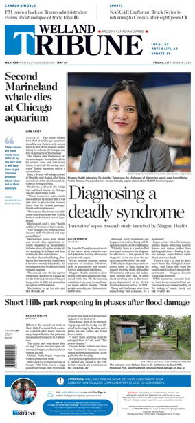 Cover of The Welland Tribune