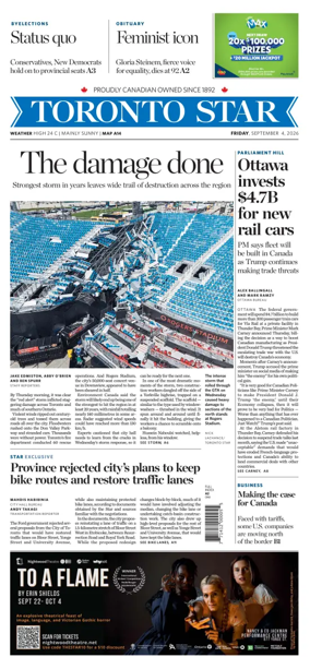 Cover of Toronto Star