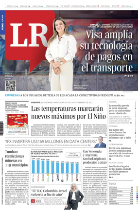 Cover of La Republica (Colombia)