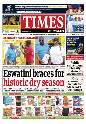 Cover of Times of Eswatini