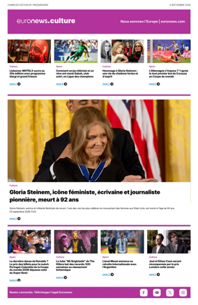 Cover of Euronews Culture (French)