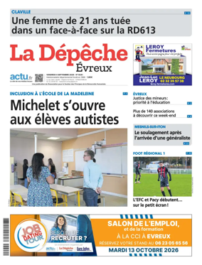 Cover of La Depeche Evreux