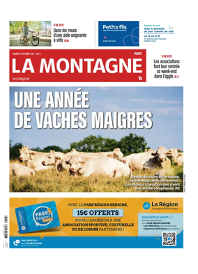 Cover of La Montagne (Vichy)
