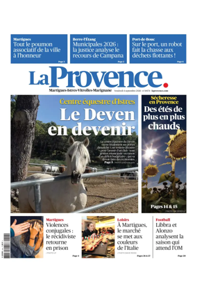 Cover of La Provence Martigues-Istres-Vitrolles-Marignane