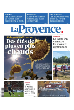 Cover of La Provence Salon-de-Provence / Pays salonais