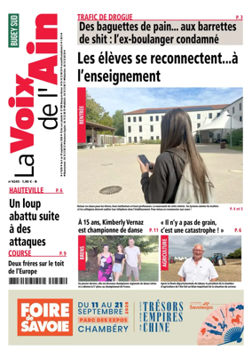 Cover of La Voix de l’Ain Belley