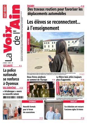 Cover of La Voix de l’Ain Oyonnax