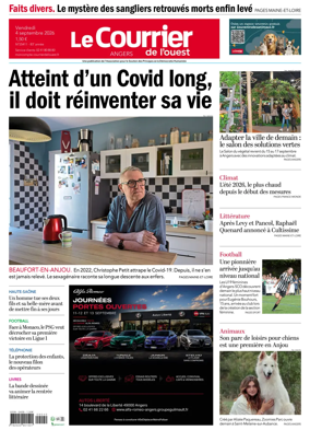 Cover of Le Courrier de l’Ouest (Angers)