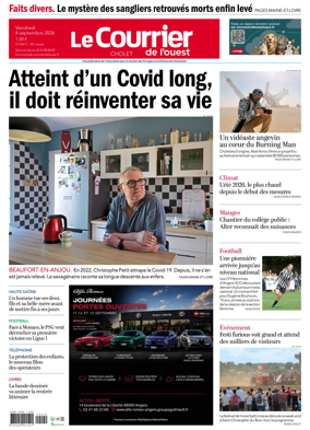 Cover of Le Courrier de l’Ouest (Cholet)