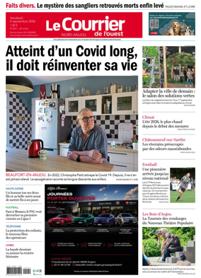 Cover of Le Courrier de l’Ouest (Nord Anjou)