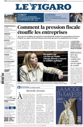 Cover of Le Figaro