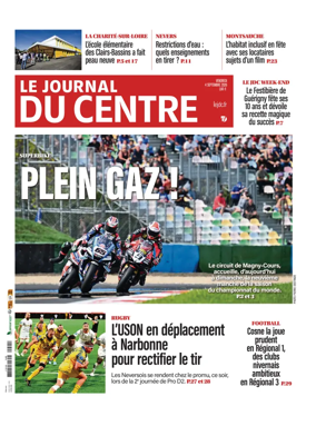 Cover of Le Journal du Centre