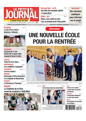 Cover of Le Petit Journal - L'hebdo local du Gers