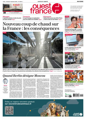 Cover of Ouest France (Mayenne)