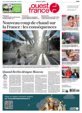 Cover of Ouest France (Orne)