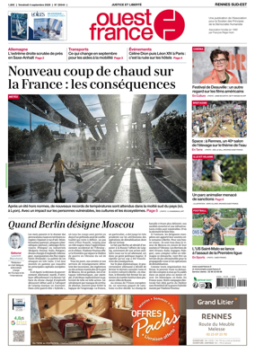 Cover of Ouest-France (Rennes Sud-Est)