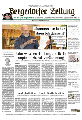 Cover of Bergedorfer Zeitung