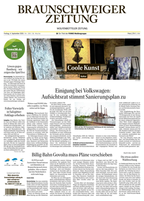 Cover of Braunschweiger Zeitung (Braunschweig)