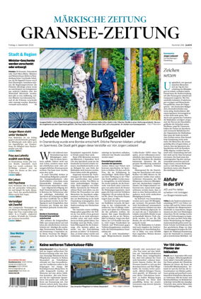 Cover of Gransee-Zeitung