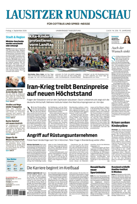 Cover of Lausitzer Rundschau