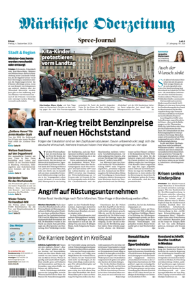Cover of Markische Oderzeitung Erkner
