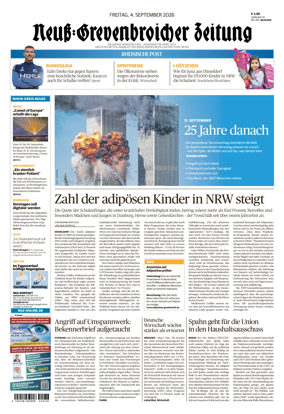 Cover of Neuss-Grevenbroicher Zeitung Neuss