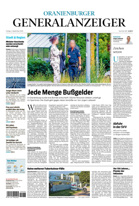 Cover of Oranienburger Generalanzeiger