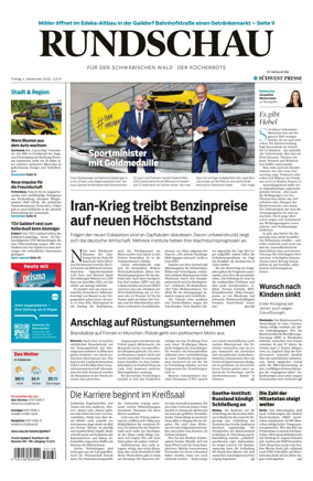 Cover of Rundschau fur den Schwabischen Wald – Der Kocherbote