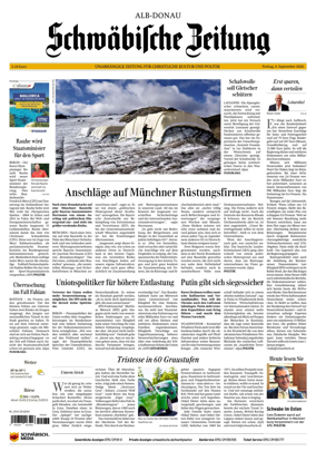 Cover of Schwabische Zeitung (Alb-Donau)