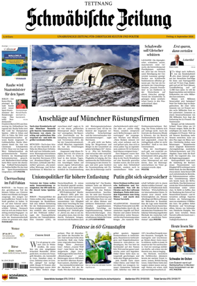 Cover of Schwabische Zeitung (Tettnang)