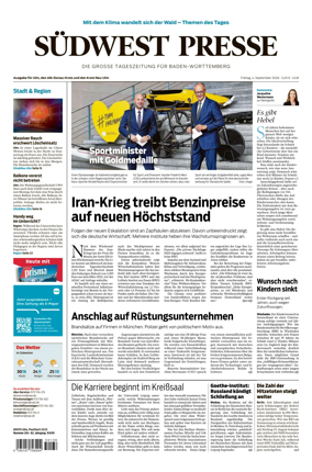 Cover of Sudwest Presse