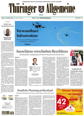 Cover of Thuringer Allgemeine (Gotha)