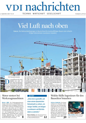 Cover of VDI Nachrichten