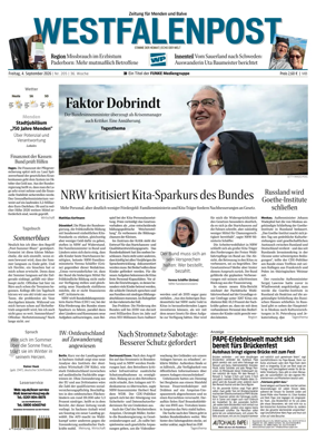 Cover of Westfalenpost (Balve)