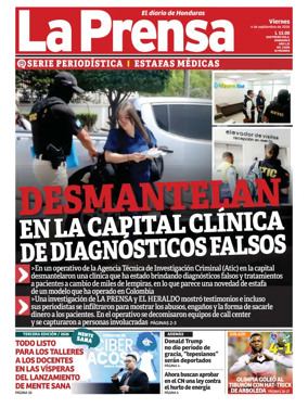 Cover of Diario La Prensa