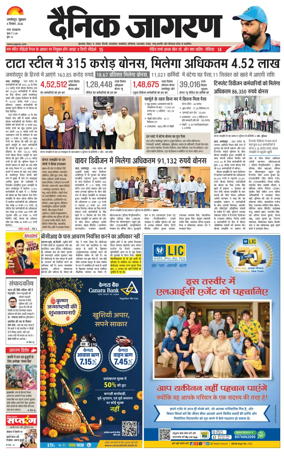 Cover of Dainik Jagran - Jamshedpur