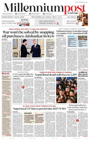 Cover of Millennium Post