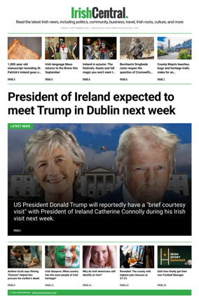 Cover of Irish Central