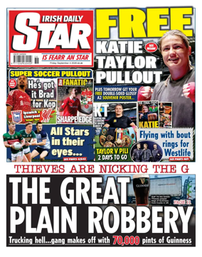 Cover of Irish Daily Star
