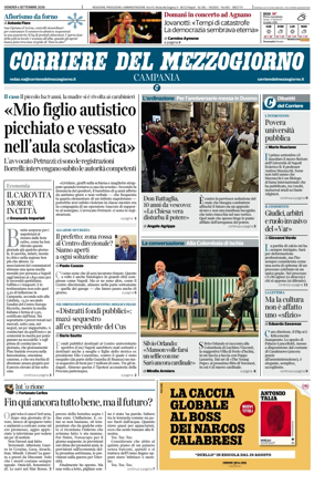 Cover of Corriere del Mezzogiorno (Campania)