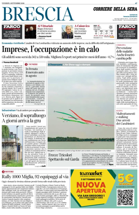 Cover of Corriere della Sera (Brescia)