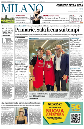 Cover of Corriere della Sera (Milano)