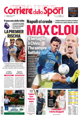 Cover of Corriere dello Sport (Campania)