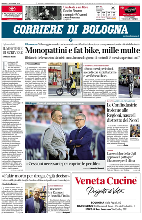 Cover of Corriere di Bologna