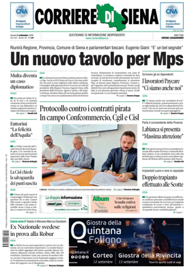 Cover of Corriere di Siena