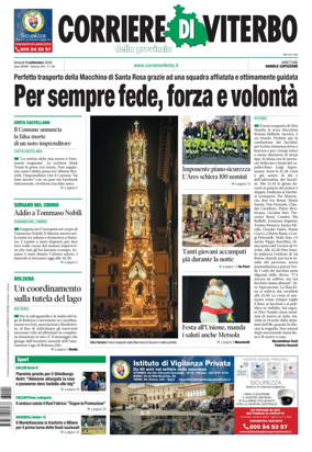 Cover of Corriere di Viterbo