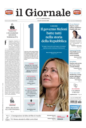Cover of Il Giornale (Italy)