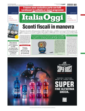 Cover of ItaliaOggi