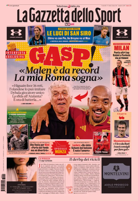 Cover of La Gazzetta dello Sport - Napoli